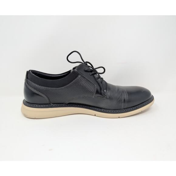Nunn Bush SmartScent Bloom Black Oxford Dress Shoes 8.5M Comfort Sole